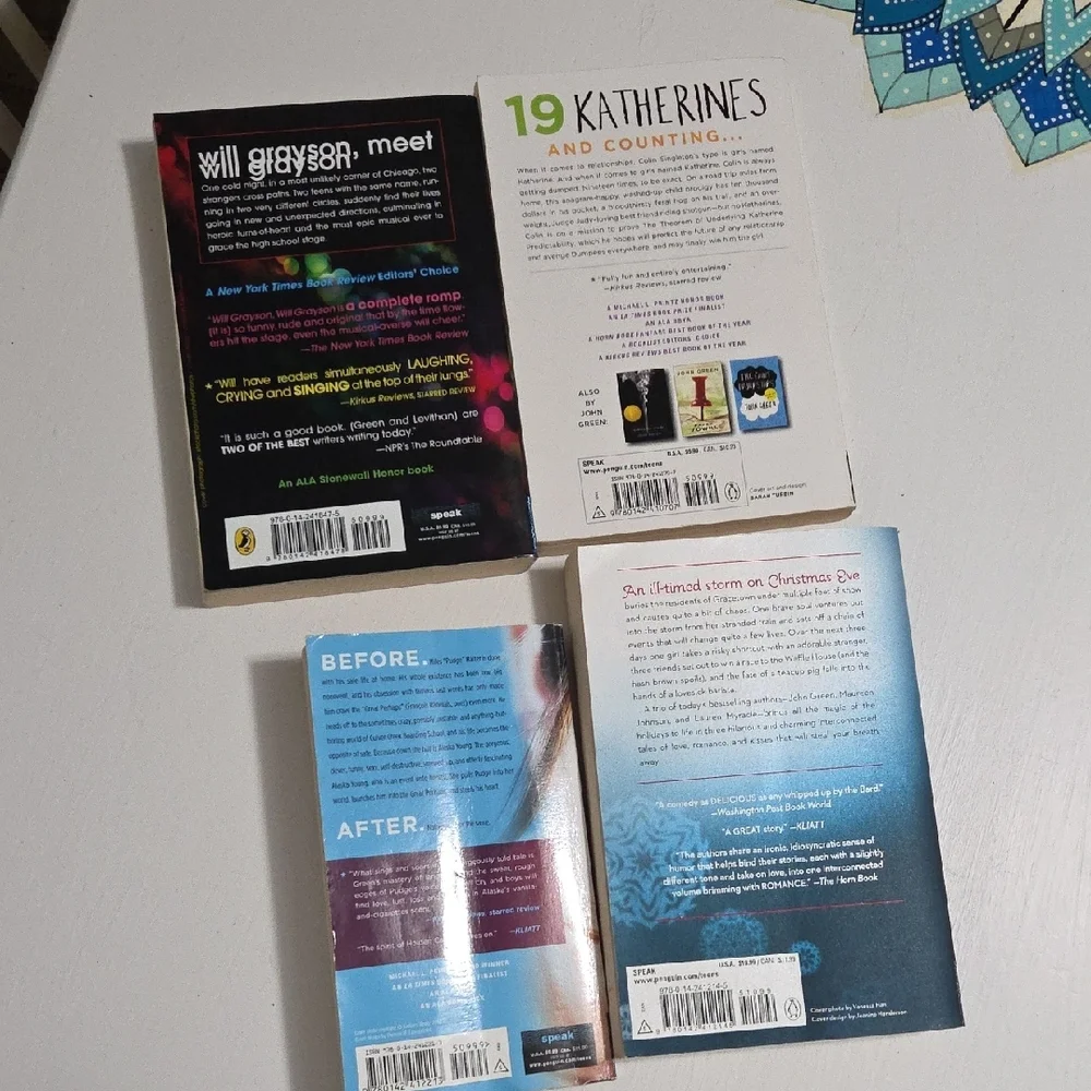 🔴2/$15 John Green Collection